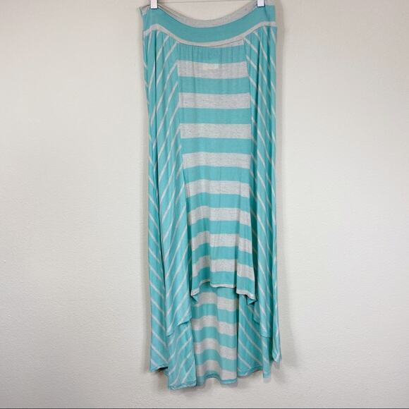 Ab Studio | High Low Jersey Skirt Sz L - Picture 1 of 4